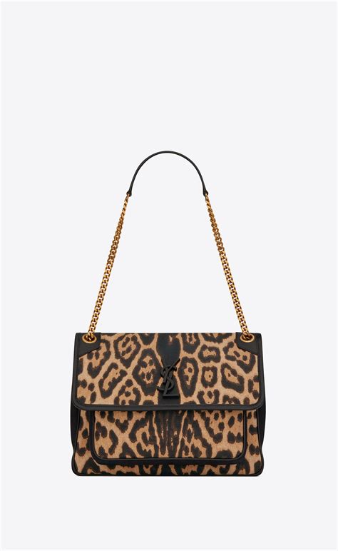 saint laurent niki bag leopard